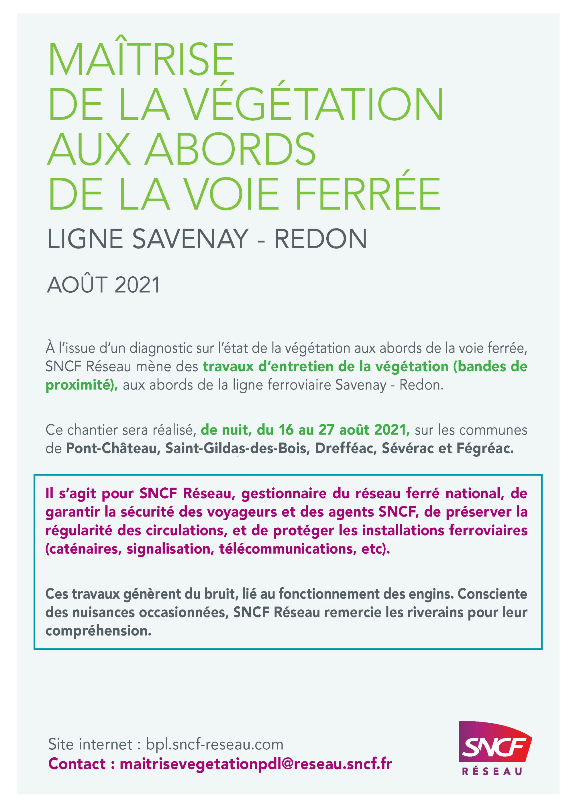 Affichette-A3 Savenay-Redon août 2021